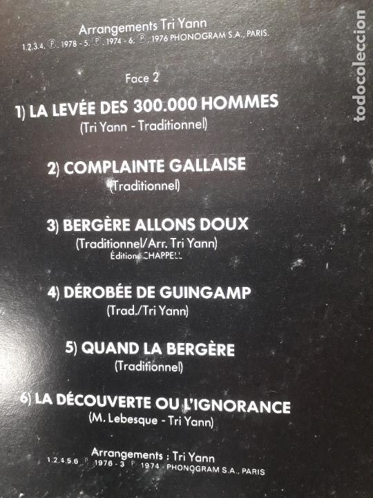 Discos de vinilo: Tri Yann - si mort a mors - Foto 6