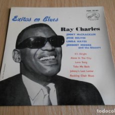 Discos de vinilo: RAY CHARLES - EXITOS EN BLUES -, EP, RAY CHARLES - ALONE IN THE CITY + 5, AÑO 1964. Lote 342571248