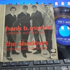 Discos de vinilo: HANK B. MARVIN / THE SHADOWS SINGLE ESPAÑA 1968