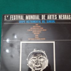 Discos de vinilo: DISCO VINILO LP , 1 FESTIVAL MUNDIAL DE ARTES NEGRAS ,1968. Lote 342580018