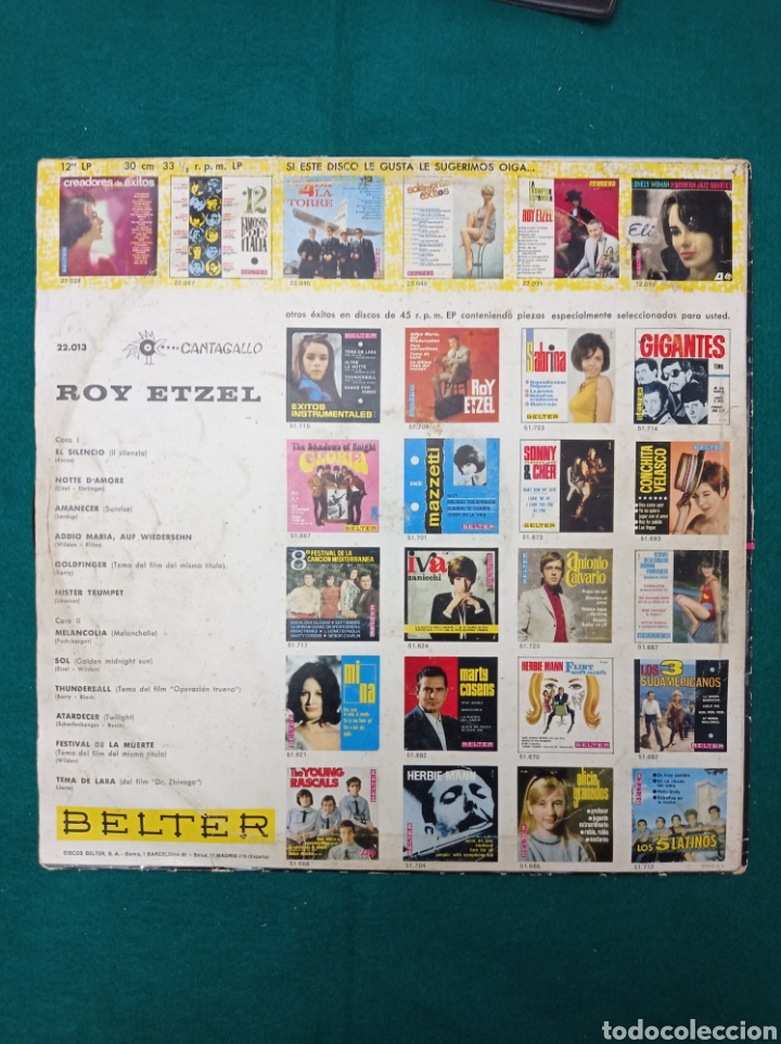 Discos de vinilo: FISCO VINILO LP , ROY ETZEL 1966 - Foto 2