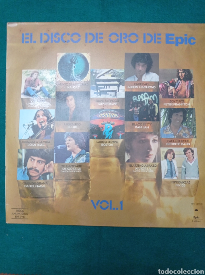 Discos de vinilo: DISCO VINILO LP , EL DISCO DE ORO DE EPIC , 1978 - Foto 1