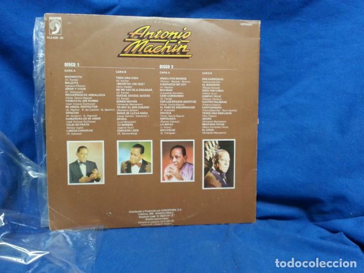 Discos de vinilo: ANTONIO MACHIN - 40 EXITOS INMORTALES - DISCOPHON 1981 - Foto 3