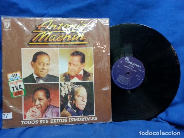 Discos de vinilo: ANTONIO MACHIN - 40 EXITOS INMORTALES - DISCOPHON 1981 - Foto 1