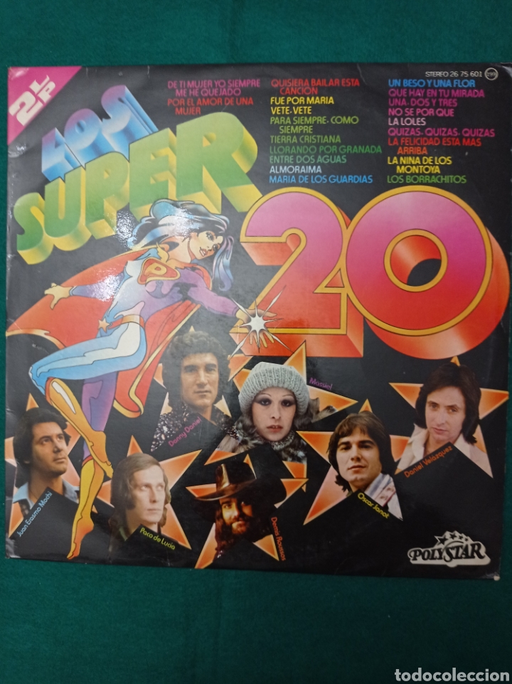 Discos de vinilo: 2 DISCO VINILO LP , LOS SUPER 20 , 1974 - Foto 1