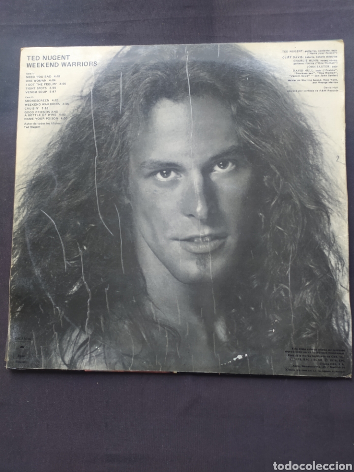 Discos de vinilo: LP Ted Nugent - Foto 2