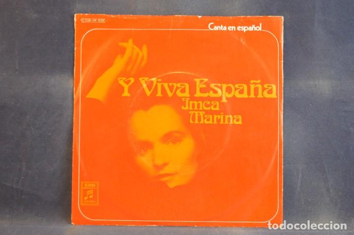 Discos de vinilo: IMCA MARINA - Y VIVA ESPA&Ntilde;A - SINGLE - Foto 1