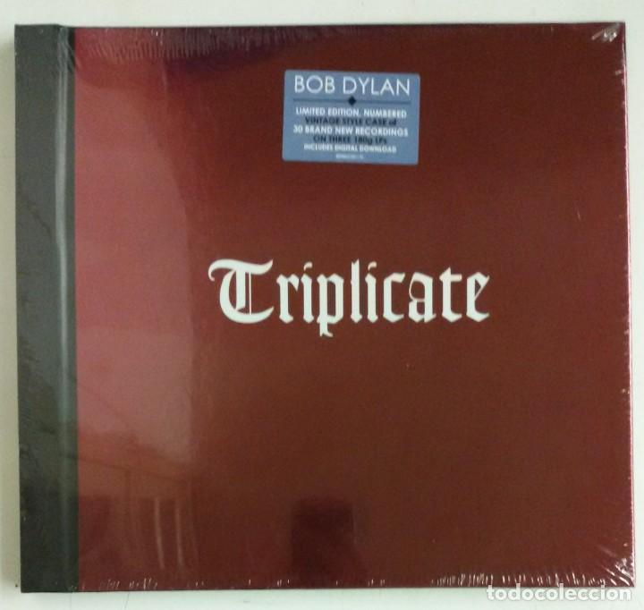 Discos de vinilo: Bob Dylan Triplicate 3-LP USA 2017 ed. numerada formato libro vinilo 180 gr. - Foto 1
