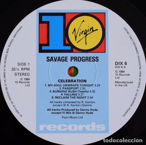 Discos de vinilo: Savage Progress &lrm;&ndash; Celebration - Foto 3