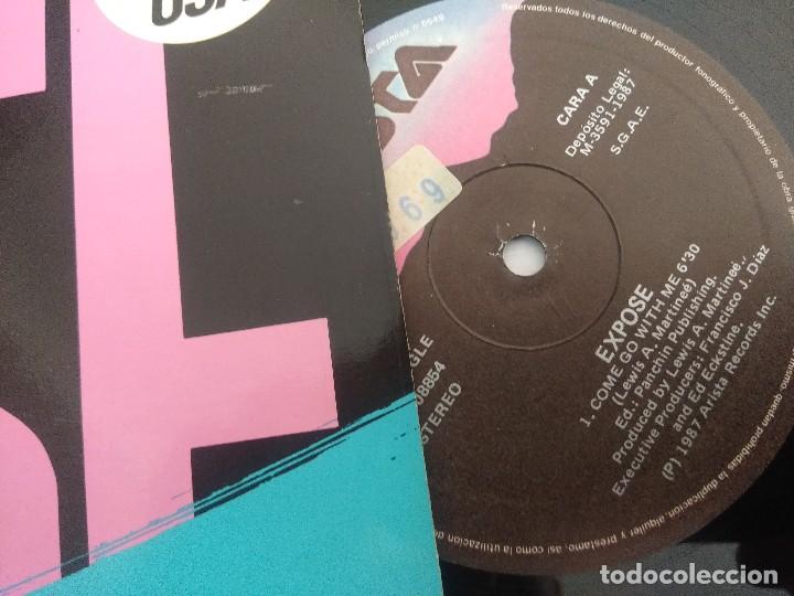 Discos de vinilo: EXPOSE/COME GO WITH ME/VINILO MAXi. - Foto 2