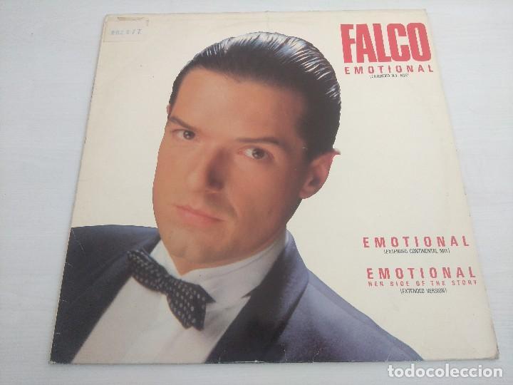 Discos de vinilo: FALCO/EMOTIONAL EXTENDED VERSION/VINILO MAXI. - Foto 1