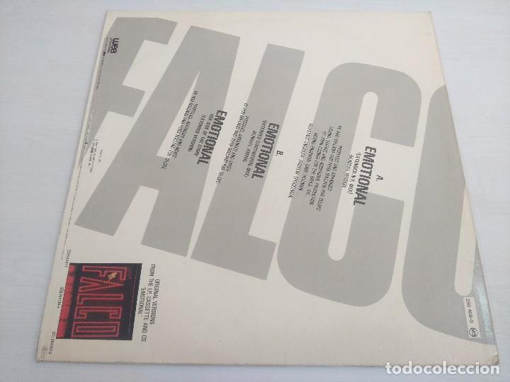 Discos de vinilo: FALCO/EMOTIONAL EXTENDED VERSION/VINILO MAXI. - Foto 3