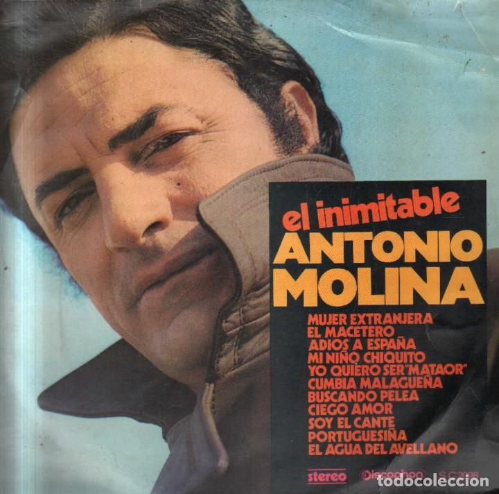 Discos de vinilo: EL INIMITABLE ANTONIO MOLINA. LP-FLA-070 ,2 - Foto 1