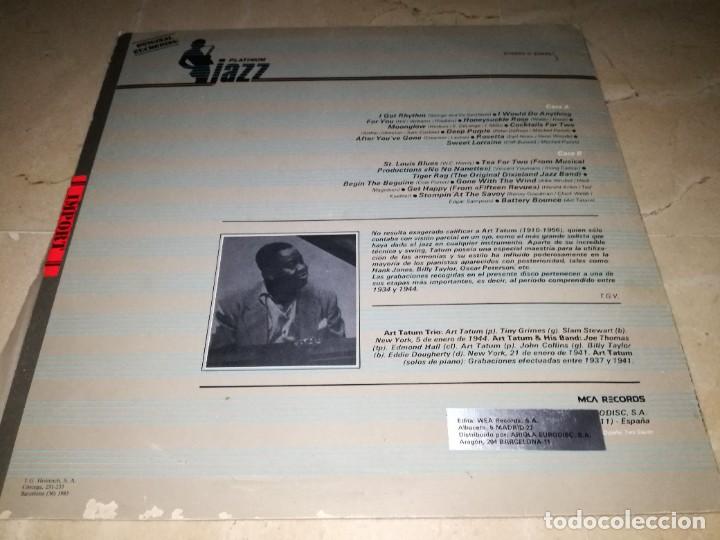 Discos de vinilo: ART TATUM-MASTERPIECES-EDICION ESPA&Ntilde;OLA - Foto 2