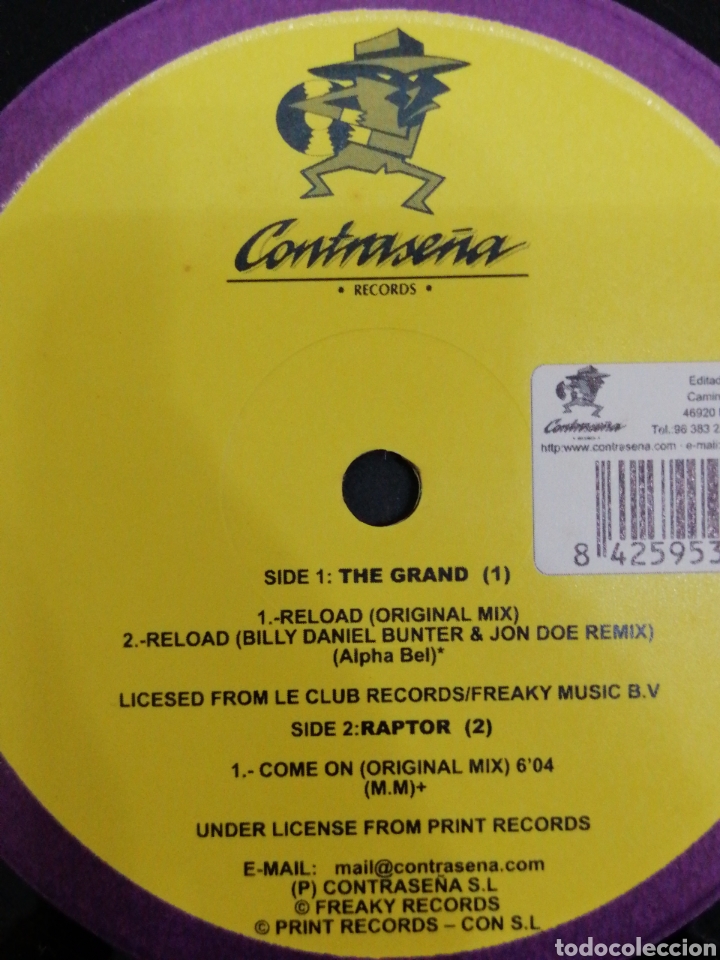 Discos de vinilo: CONTRASE&Ntilde;A RECORDS PROMOCIONAL DISCOTECAS - Foto 3