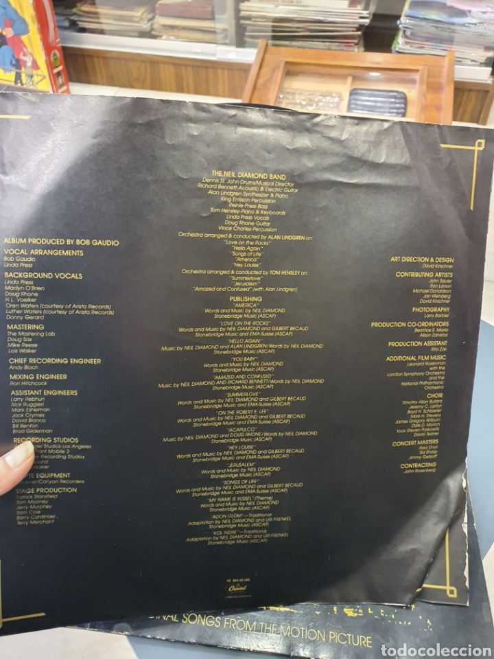 Discos de vinilo: Disco Neil Diamond The jazz singer - Foto 6