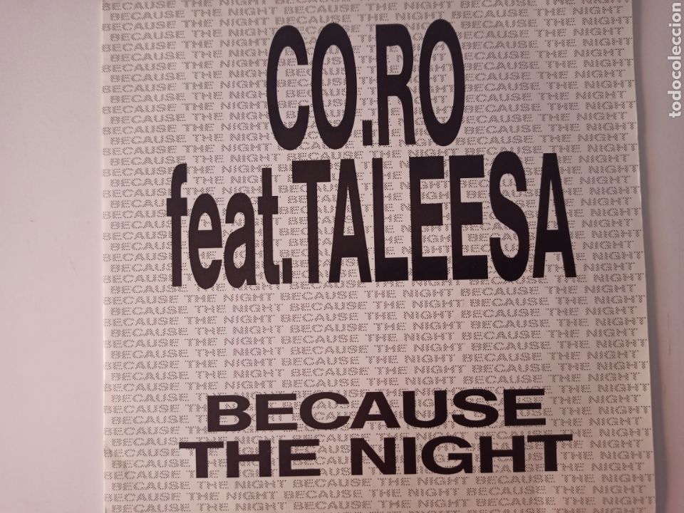 Discos de vinilo: CO.RO - Because the night - Foto 1