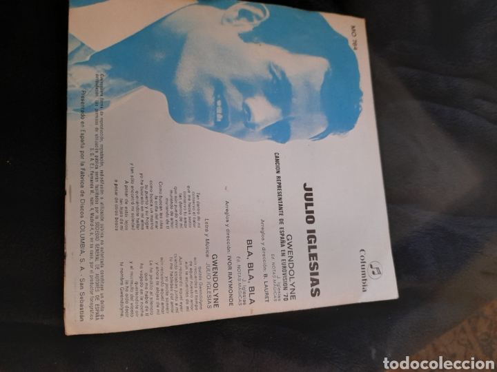 Discos de vinilo: Vinilo, Gwendolyne, de Julio Iglesias - Foto 2