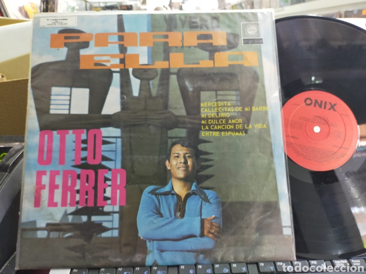 Disques de vinyle: Otto Ferrer lp para ella Ecuador 1973