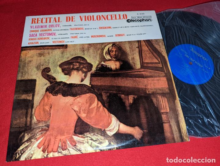 Discos de vinilo: VLADIMIR ORLOV violoncello+HOLECEK piano RECITAL Granados+Boccherini+Debussy+Faure+Vectomov+ LP 1965