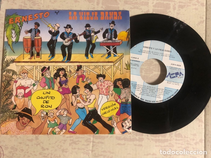 Discos de vinilo: SINGLE VINILO ERNESTO Y LA VIEJA BANDA - Foto 2