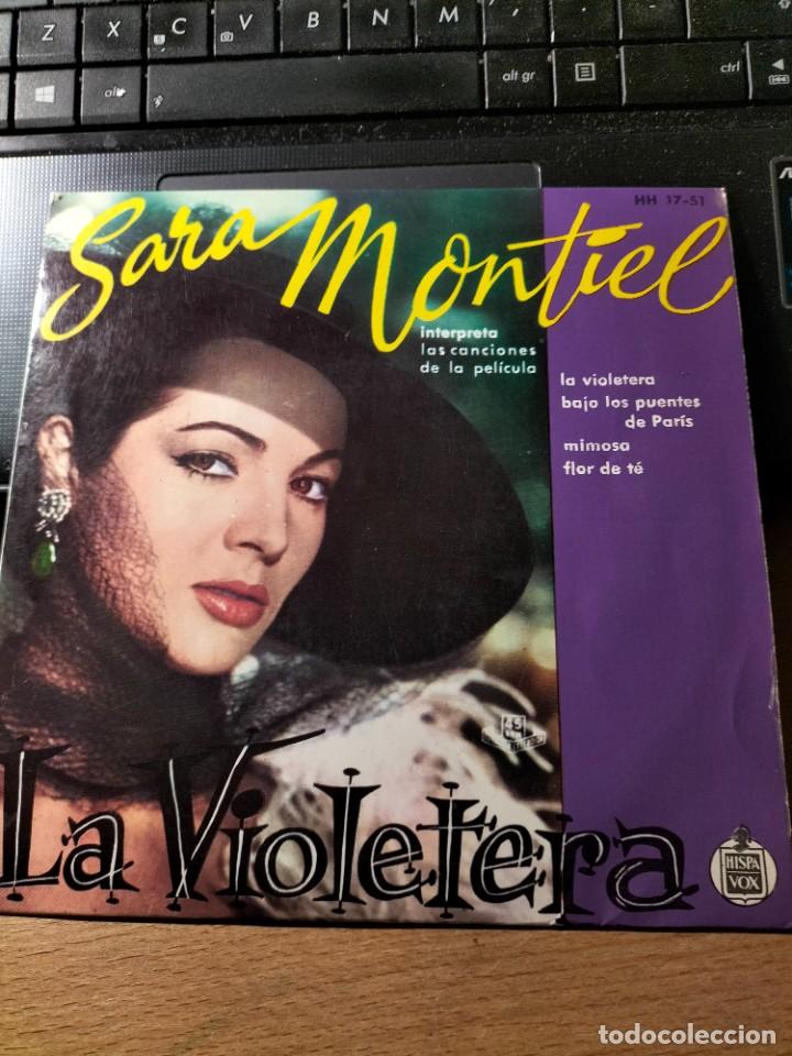 Discos de vinilo: RAR SINGLE 7. SARA MONTIEL. LA VIOLETERA - Foto 1