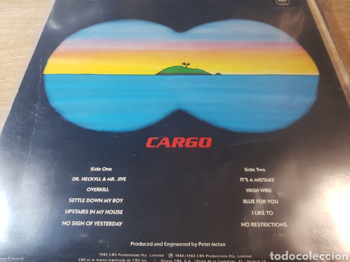 Discos de vinilo: MEN AT WORK CARGO - Foto 2