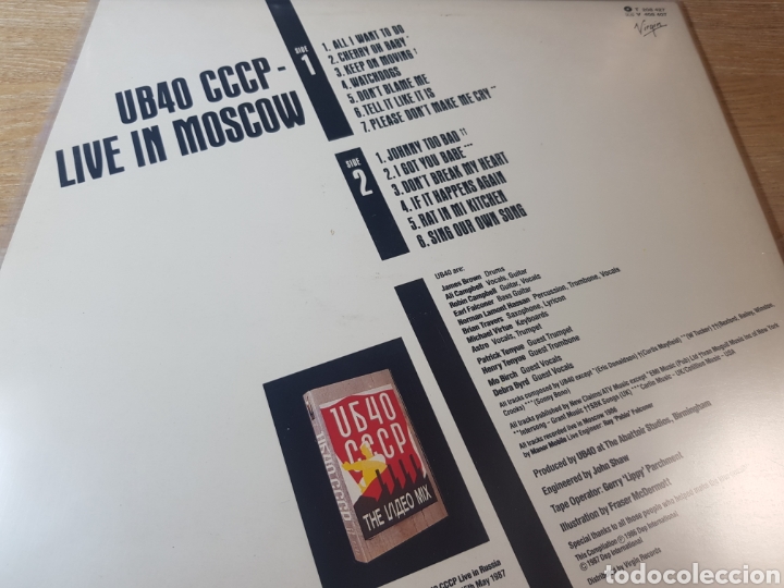 Discos de vinilo: UB40 LIVE IN MOSCOW - Foto 2