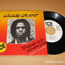Disques de vinyle: EDDY GRANT - VIVIENDO EN LA PRIMERA LINEA (LIVING ON THE FRONTLINE) - PROMO SINGLE - 1980. Lote 251923045
