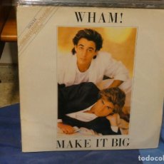 Discos de vinilo: BOXX169 LP WHAN GEORGE MICHEAEL MAKE IT BIG 1984 LEVE MANCHA EN TAPA VINILO MUY BIEN. Lote 342849838