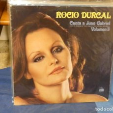 Discos de vinilo: BOXX169 LP ROCIO DURCAL CANTA A JUAN GABRIEL VOL 3 1978 BUEN ESTADO GENERAL. Lote 342850753