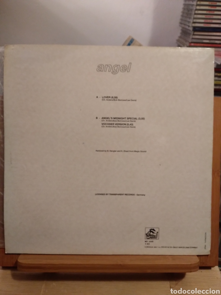 Discos de vinilo: MAXI SINGLE - ANGEL - LOVER - ES.88 - Foto 2