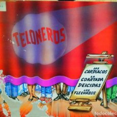 Discos de vinilo: TELONEROS * LP VINILO DRO 1987 * LOS FLECHAZOS / LOS CARDÍACOS. Lote 342959298
