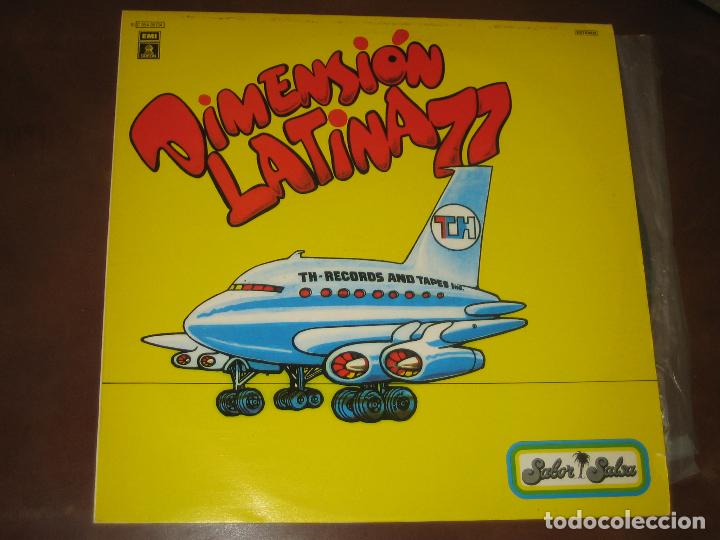 Vinyl records: DIMENSION LATINA 77 - ED. ESPA&Ntilde;OLA