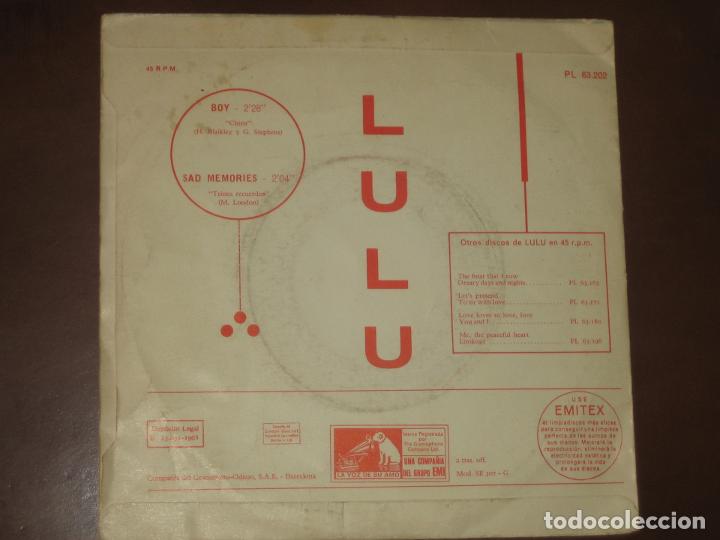 Discos de vinilo: LULU - ED. ESPA&Ntilde;OLA 1968 - Foto 2
