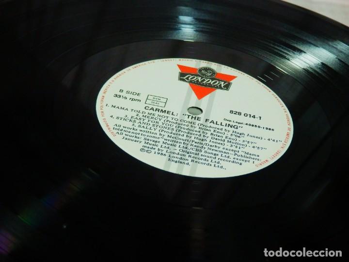 Discos de vinilo: CARMEL * LP The Falling * Spain 1986 * Como nuevo - Foto 3