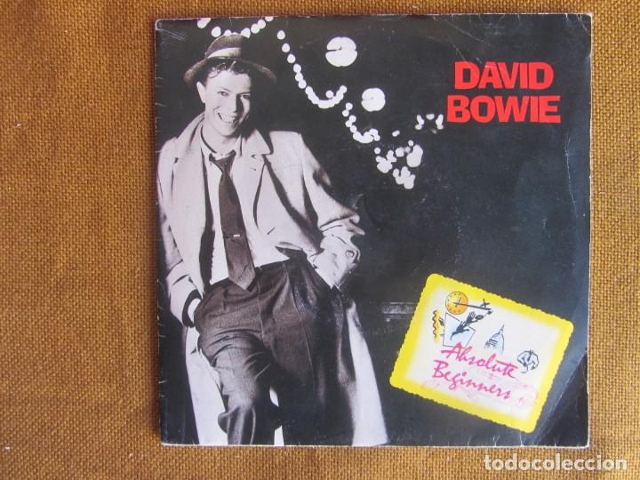 Discos de vinilo: CARPETA SINGLE ABSOLUTE BEGINNERS. DAVID BOWIE. SOLO CARPETA - Foto 1