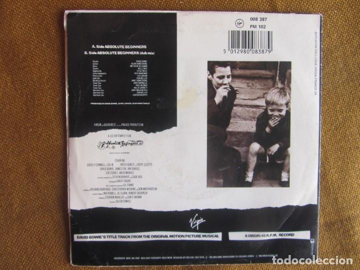 Discos de vinilo: CARPETA SINGLE ABSOLUTE BEGINNERS. DAVID BOWIE. SOLO CARPETA - Foto 2