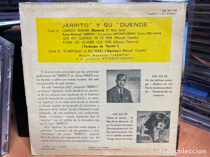 Discos de vinilo: Jarrito - &rdquo;Jarrito&rdquo; Y Su &rdquo;Duende&rdquo; (7&rdquo;, EP, Mono) - Foto 2