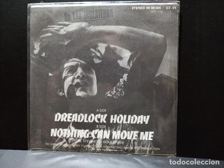 Discos de vinilo: 10 CC DREADLOCK HOLYDAY SINGLE SPAIN 1978 PDELUXE - Foto 2