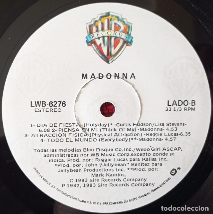 Discos de vinilo: MADONNA VINILO LP ORIGINAL 1983 MEXICO - Foto 4