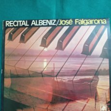 Discos de vinilo: DISCO VINILO L , RECITAL ALBENIZ / JOSE FALGARONA , 1975. Lote 343102058