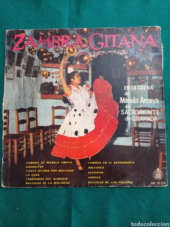Discos de vinilo: DISCO VINILO LP , ZAMBRA GITANA , 1960 - Foto 1