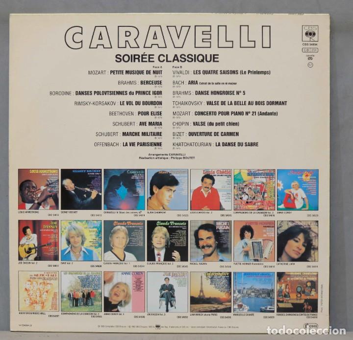 Discos de vinilo: LP. CARAVELLI. SOIREE CLASSIQUE - Foto 2