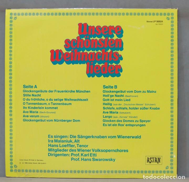 Discos de vinilo: LP. UNSERE SCHONSTEN WEINACHTS-LIEDER - Foto 2