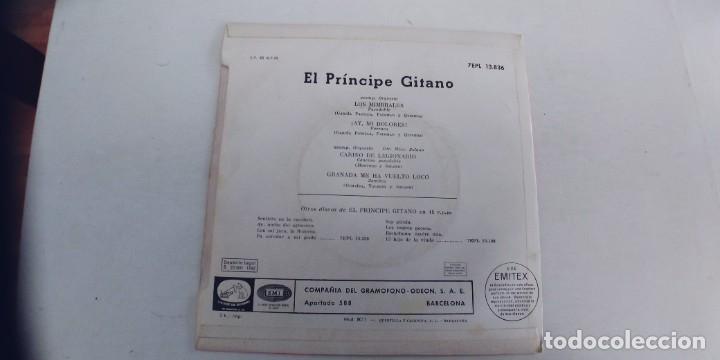 Discos de vinilo: EL PRINCIPE GITANO-EP LOS MIMBRALES +3 - Foto 2