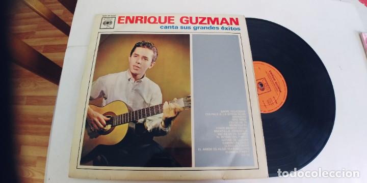 Vinyl records: ENRIQUE GUZMAN-LP SUS GRANDE EXITOS-ESPA&Ntilde;OL 1963