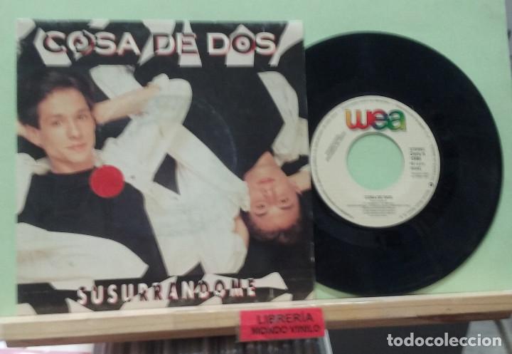Discos de vinilo: Cosa de dos. Susurrandome. WEA 1992 -- Single - Foto 1