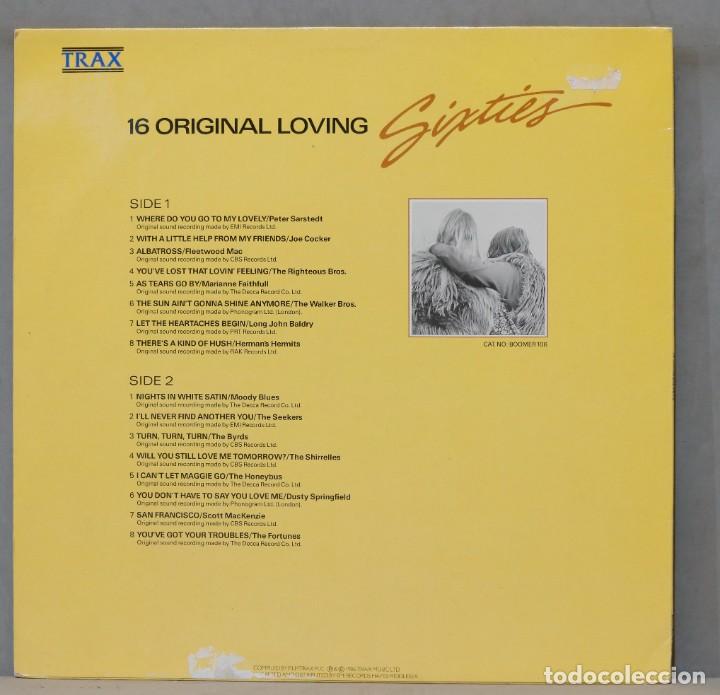 Discos de vinilo: LP. LOVING SIXTIES . 16 ORIGINAL HITS - Foto 2