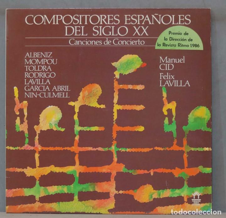 Discos de vinilo: LP. COMPOSITORES ESPA&Ntilde;OLES DEL SIGLO XX - Foto 1